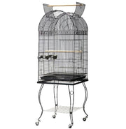 Arch Open Top 20"x 20" Parrot Bird Cage with Stand