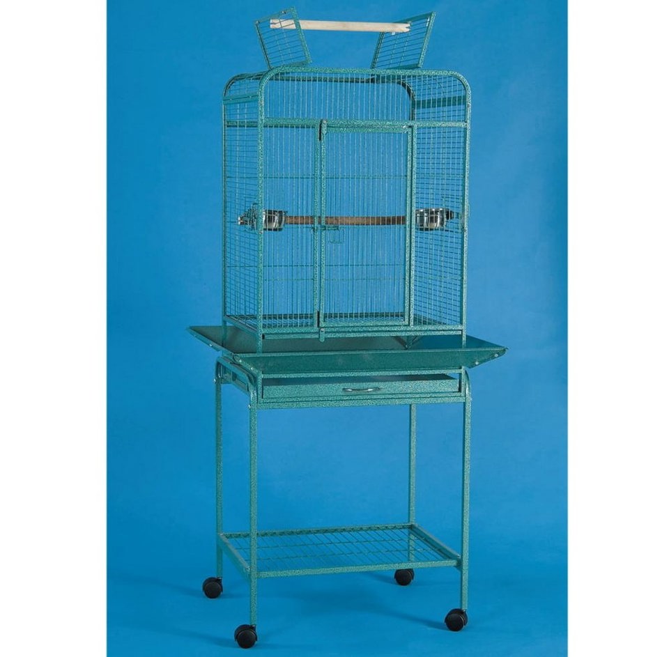 Open Top Parrot Bird Cage with Stand 22