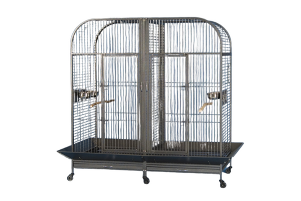 Image showcasing Large Bird Cage Double Compartment 66