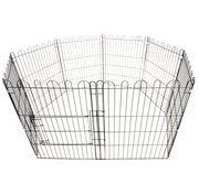 Puppy Playpens (Rabbit Pens) Black FRONT