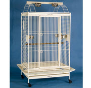 Large Bird Cage with Parrot Play Pen 36" x 26" x 68" (Black) 0697