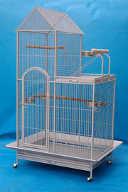 Bird Cage with Playground Top 36"x26"x69" Black 0797