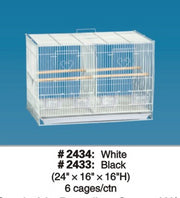 Breeding Cages Stackable with Divider 60cm White 2434