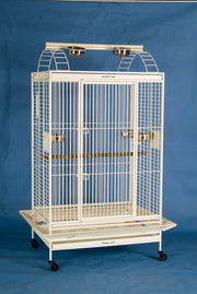 Large Bird Cage with Parrot Play Pen 36" x 26" x 68" (White) 0694