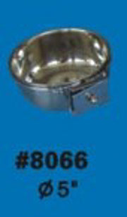 Stainless Steel Cup with FLAT Holder 5" (630ml) 8066s