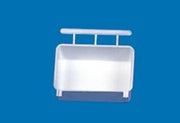 White Plastic Bird Feeder With Perch (8035)
