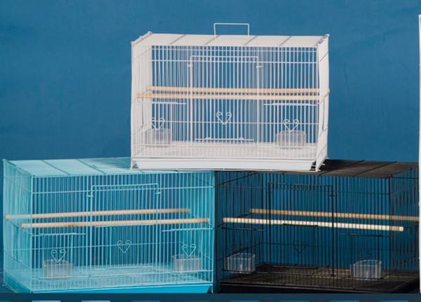View of Exercise Bird Cage 60cm White 2424 - EP Distributors Pty Ltd