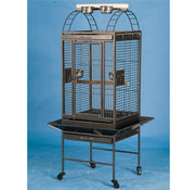 Bird Cage with Parrot Play Pen 18"x18"x55"(Silver Vein) 0629